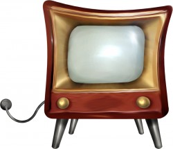 Старый телевизор - картинка					№10212