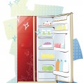 Картинка современного холодильника - картинка №11635