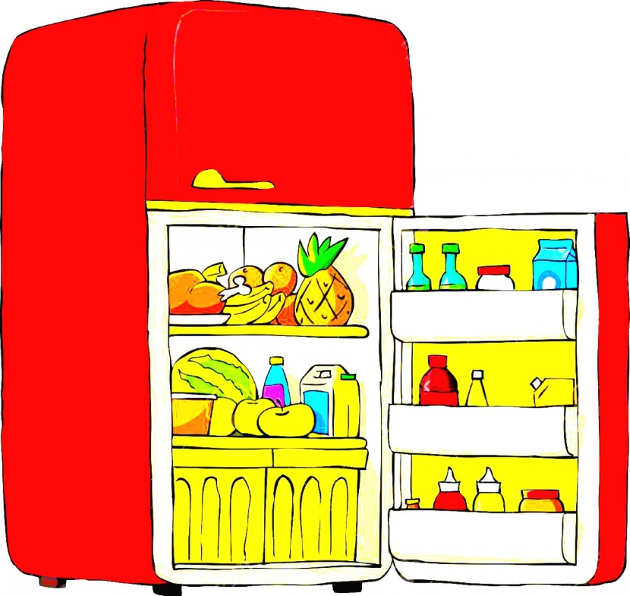 Красный холодильник - картинка №12622