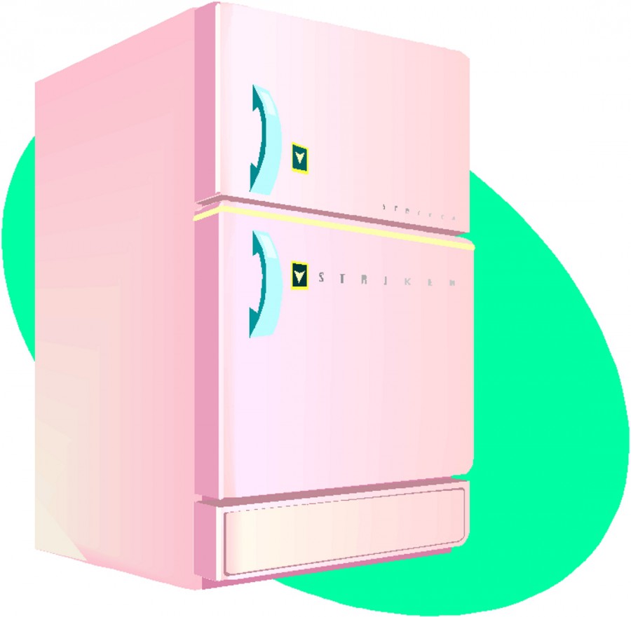 Розовый холодильник - картинка №10348