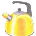 Желтый чайник со свистком - картинка №5463