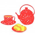 Чайник с плюшками - картинка №10371