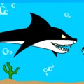 Акула и рыбка - картинка №12766