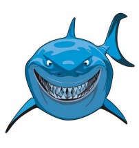 Веселая акула - картинка					№13386