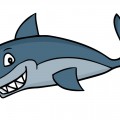 Мультяшная акула - картинка №11419