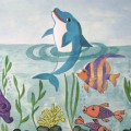 Дельфин и морские обитатели - картинка №10857
