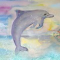 Рисунок красивого дельфина - картинка №12847