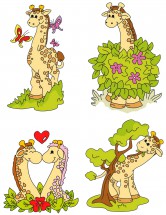 Рисунки жирафа - картинка					№13913