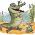 Крокодил в камышах - картинка №14132
