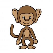 Картинка с обезьяной - картинка					№10592