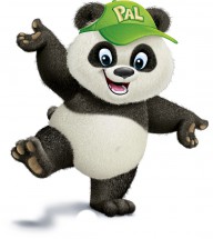 Панда в кепочке - картинка					№13323