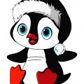Новогодний пингвин - картинка №8016