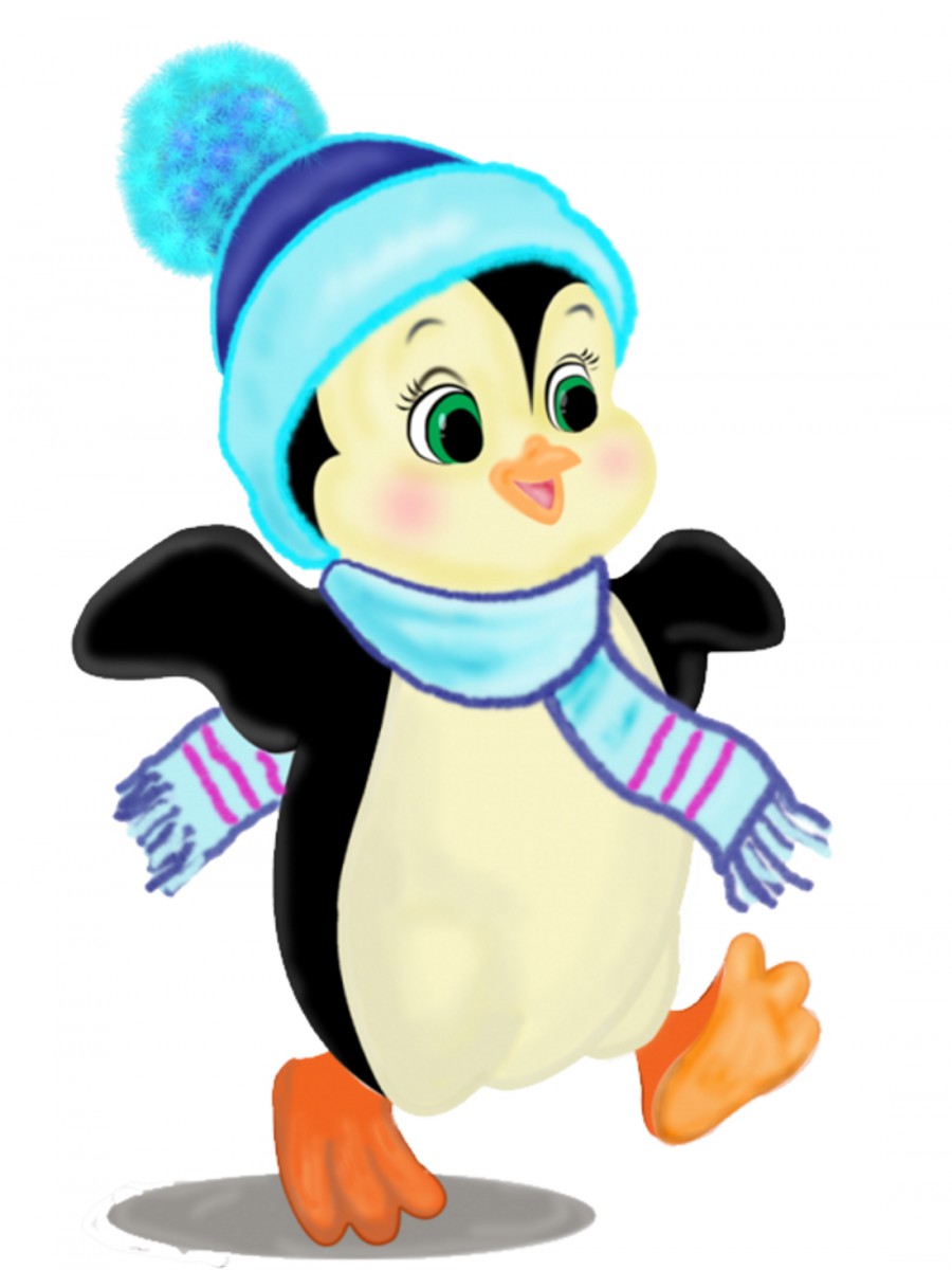 Рисунок пингвина для детей - картинка №12709