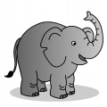 Картинка слоника - картинка №9443
