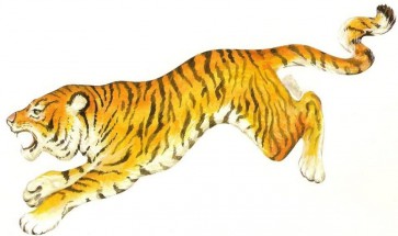 Прыжок тигра - картинка					№13718