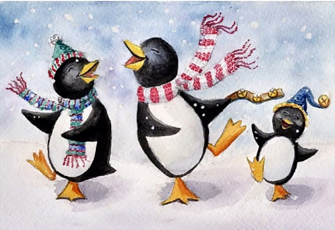Три пингвина - картинка №10786 | Printonic.ru