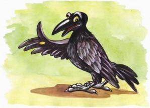 Черная ворона - картинка					№10950