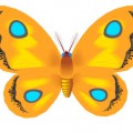 Желтая бабочка - картинка №7531