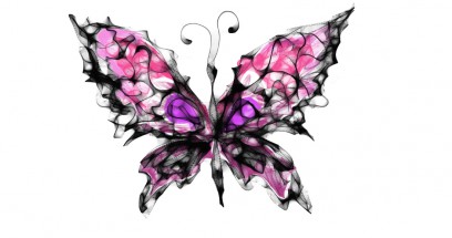 Фантастическая бабочка - картинка					№10477