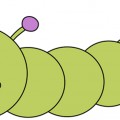 Типичная гусеница с круглой мордочкой - картинка №10595