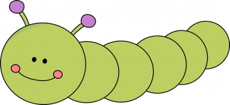 Типичная гусеница с круглой мордочкой - картинка					№10595