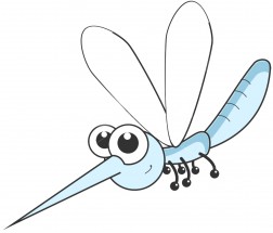 Голубой комар - картинка					№13454