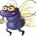 Фиолетовая толстая муха - картинка №13318
