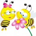 Две влюбленные пчелы - картинка №6533
