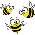Три забавные пчелки - картинка №13484