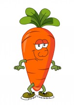 Морковка в кедах - картинка					№11782