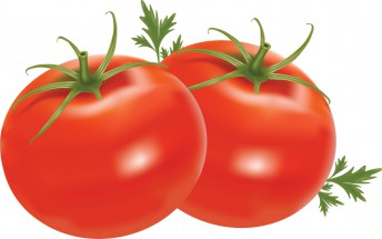 Два больших помидора - картинка					№13917