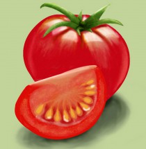 Полтора помидора - картинка					№14217