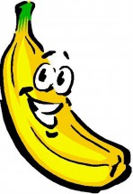 Банан с лицом - картинка					№13098