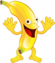 Банан человечек - картинка					№11012