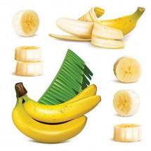 Дольки банана - картинка					№10990