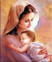 Младенец и его мать - картинка					№10253