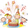 Дети празднуют день рождения - картинка №13109