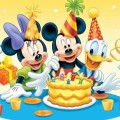 Мыши и утка празднуют день рождения - картинка №10834