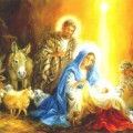 Мать Иисуса с младенцем и мужем - картинка №14093