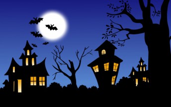 Хэллоуин в ночи - картинка					№11850