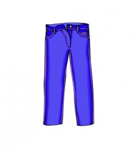 Синие брюки - картинка					№13825