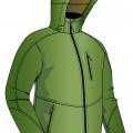 Зеленая куртка с капюшоном - картинка №13458