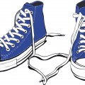 Синие кроссовки - картинка №9823