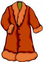 Пальто с мехом - картинка					№10410