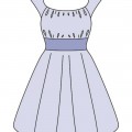 Голубое платье - картинка №8202