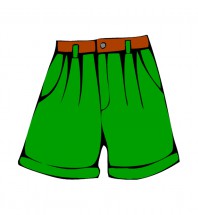 Зеленые шорты - картинка					№12919