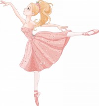 Балерина с густыми волосами - картинка					№10280