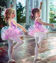Две балерины - картинка					№12384