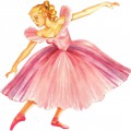 Ретро балерина в длинной пачке - картинка №13063