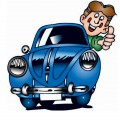 Водитель синего автомобиля - картинка №9663